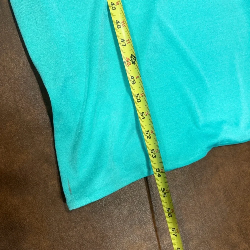Elegant Turquoise Maxi Dress - Picture 7 of 7